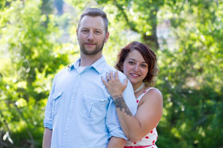 Brianna and Dustin Heida Engagement Photo