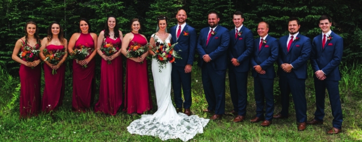 Callie & Kevin Wedding Photo