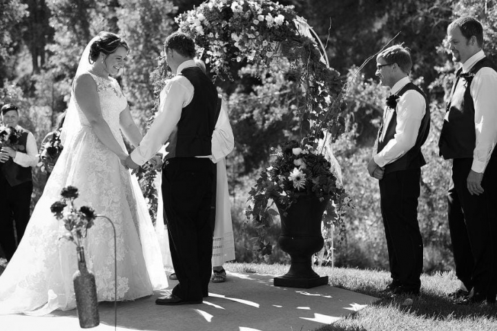 Tiffani and Jason French Wedding Photo
