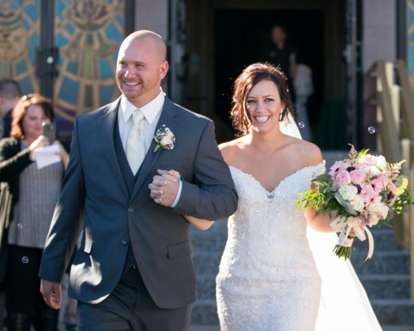 Kaitlin and Clayton Schleusner Wedding Photo