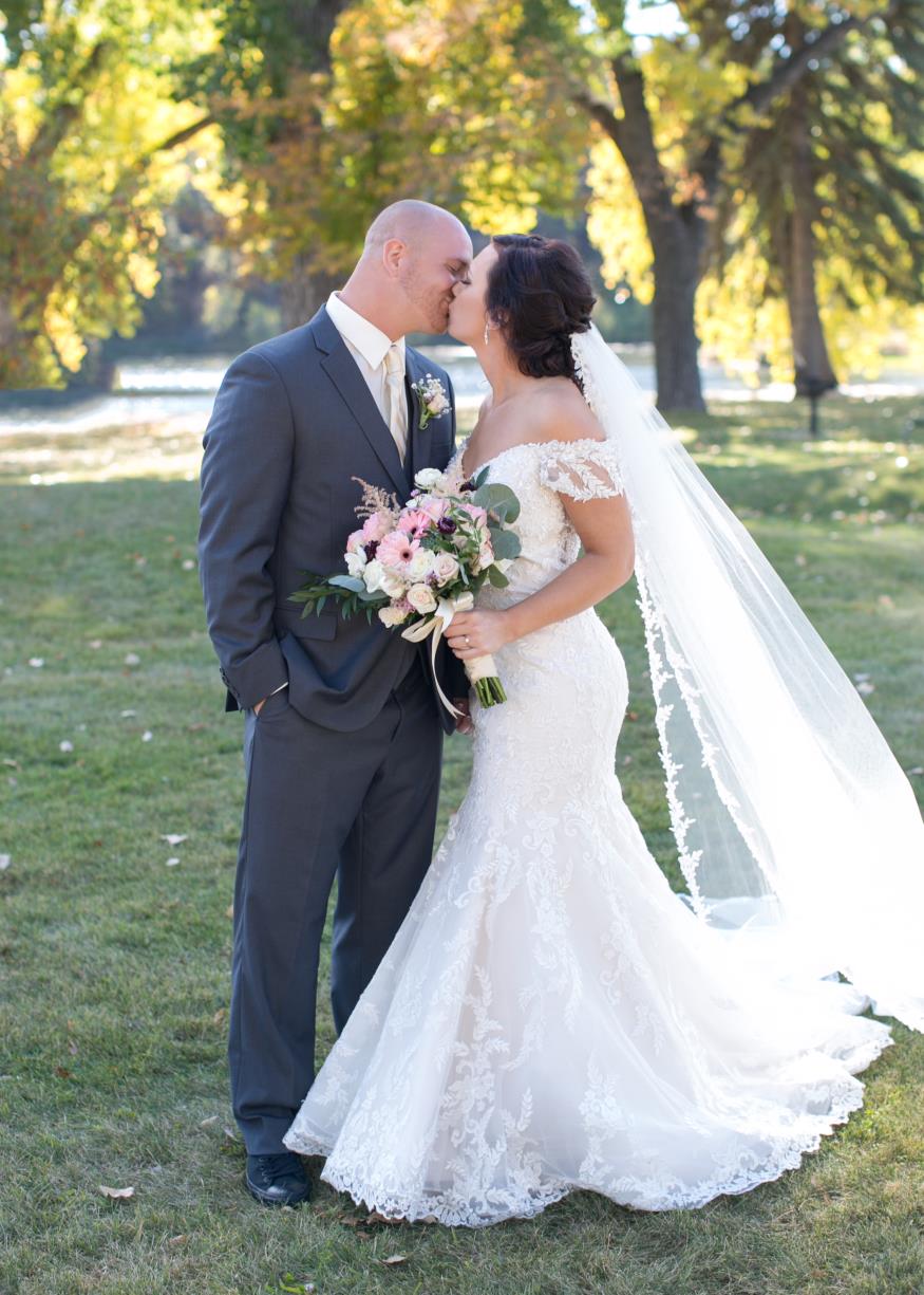 Kaitlin and Clayton Schleusner Wedding Photo