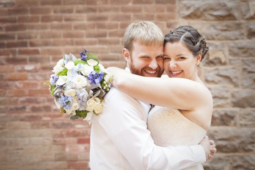 Joran and Michael Stetson Wedding Photo