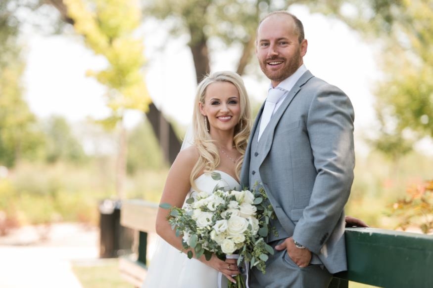 Jessica and Derek Oster Wedding Photo