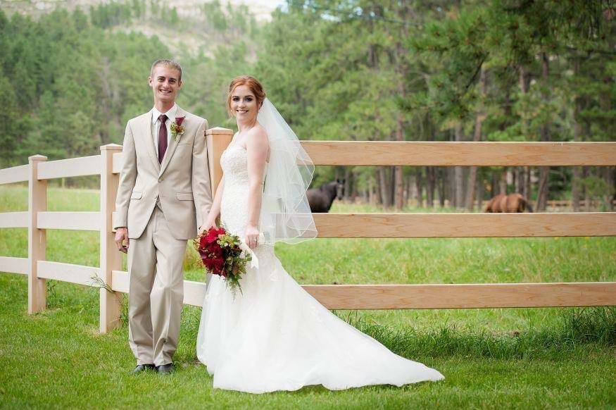 Jamie and Curtis Coomes Wedding Photo