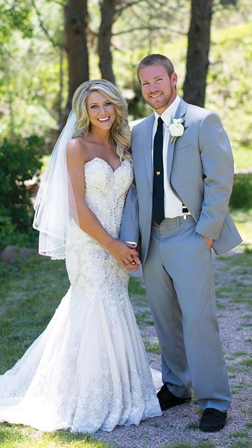 Athena and Gabe Palmer Wedding Photo